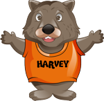 Harvey the Smiling Wombat